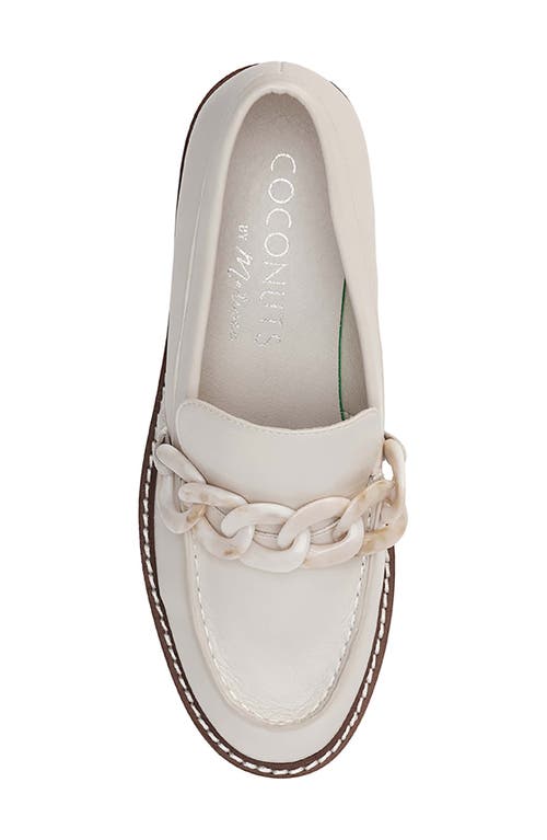 Matisse Louie Platform Loafer In Bone In Bone