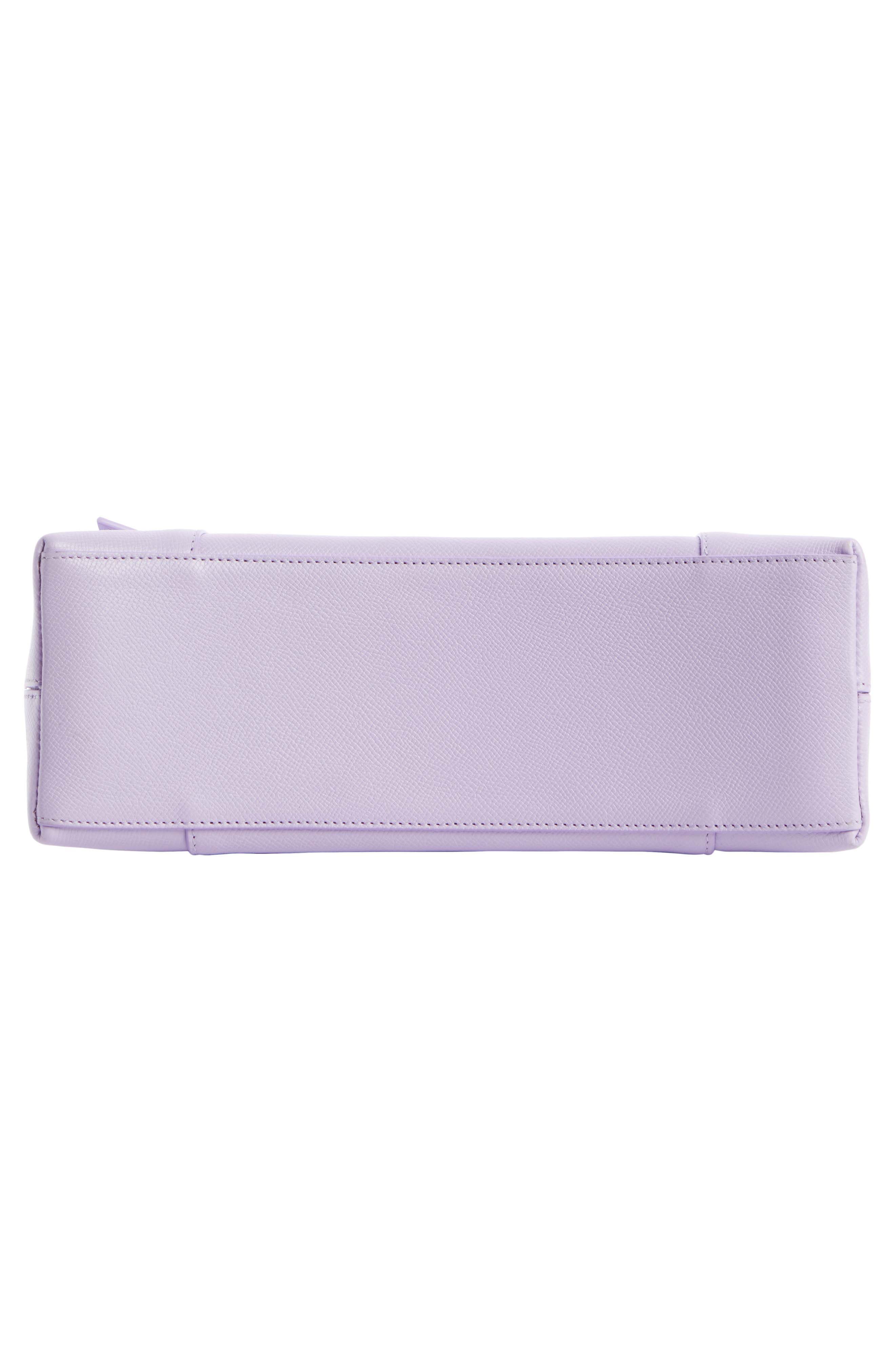 Soft Hourglass Calfskin Leather Shoulder Bag, Alternate, color, LILAC