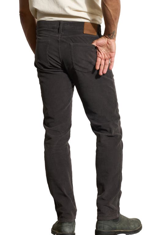 Rowan Jd Five-pocket Corduroy Pants In Black