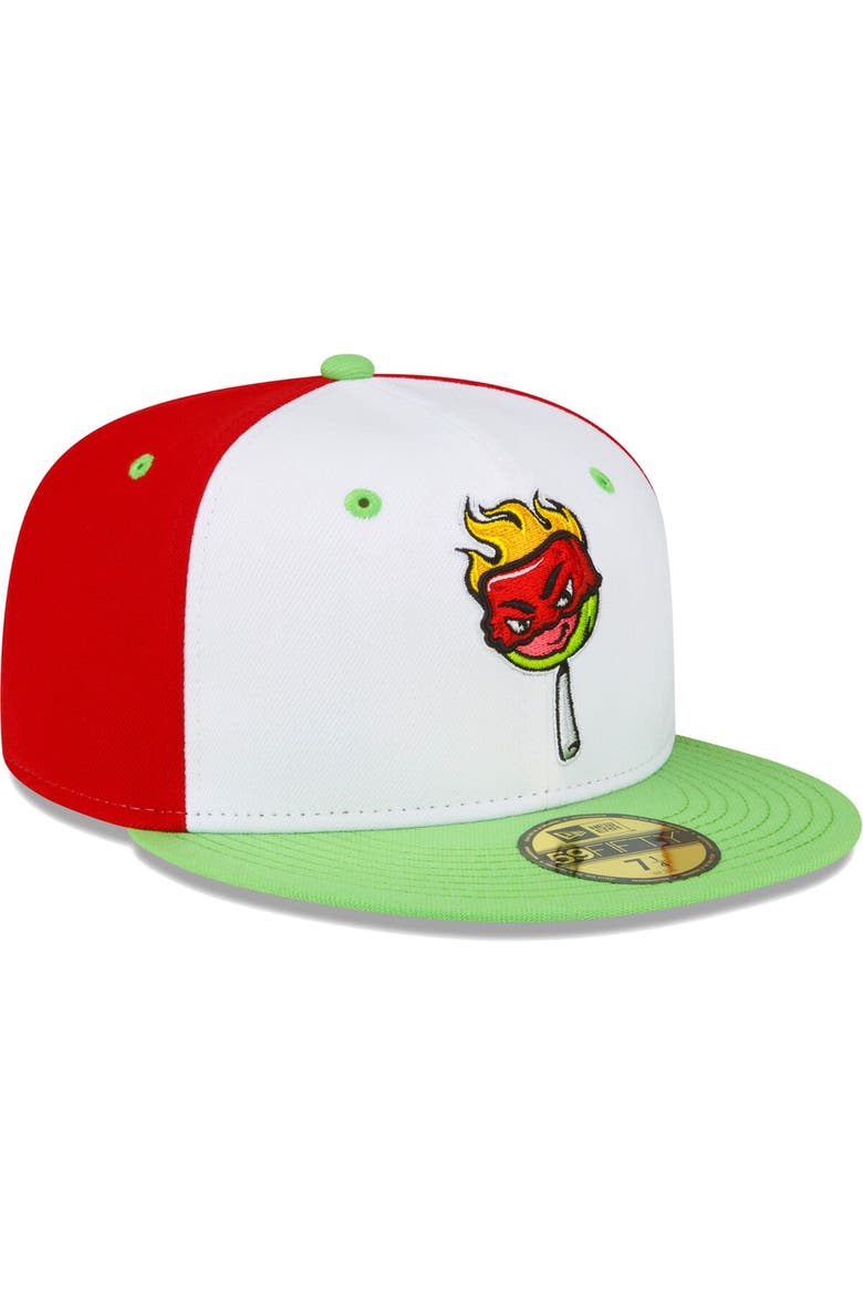 Men's New Era White Sugar Land Space Cowboys Copa De La Diversion 59FIFTY Fitted Hat, Alternate, color, White