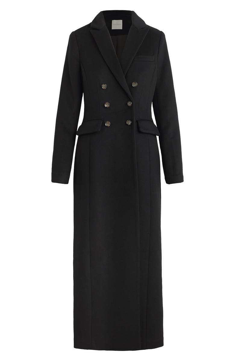 Favorite Daughter The Simon Double Breasted Longline Coat, Alternate, color,