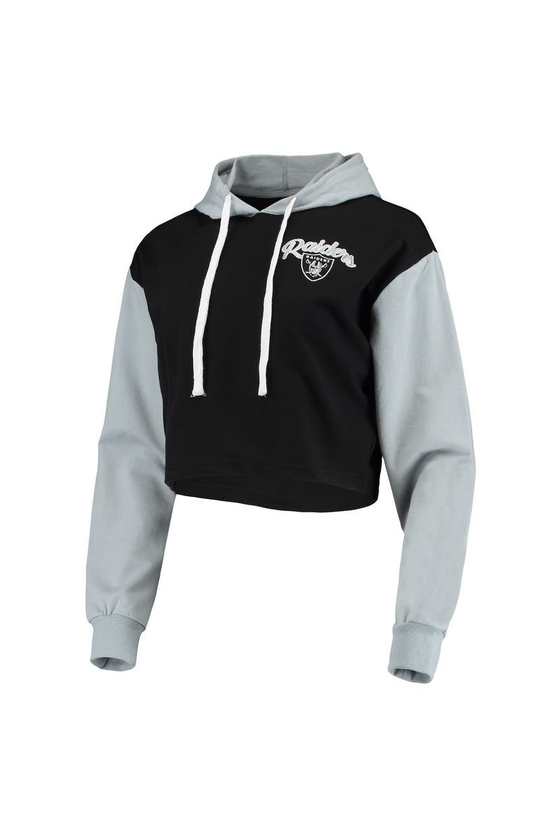 FOCO Women's FOCO Black/Gray Las Vegas Raiders Color-Block Lounge Set, Alternate, color, 