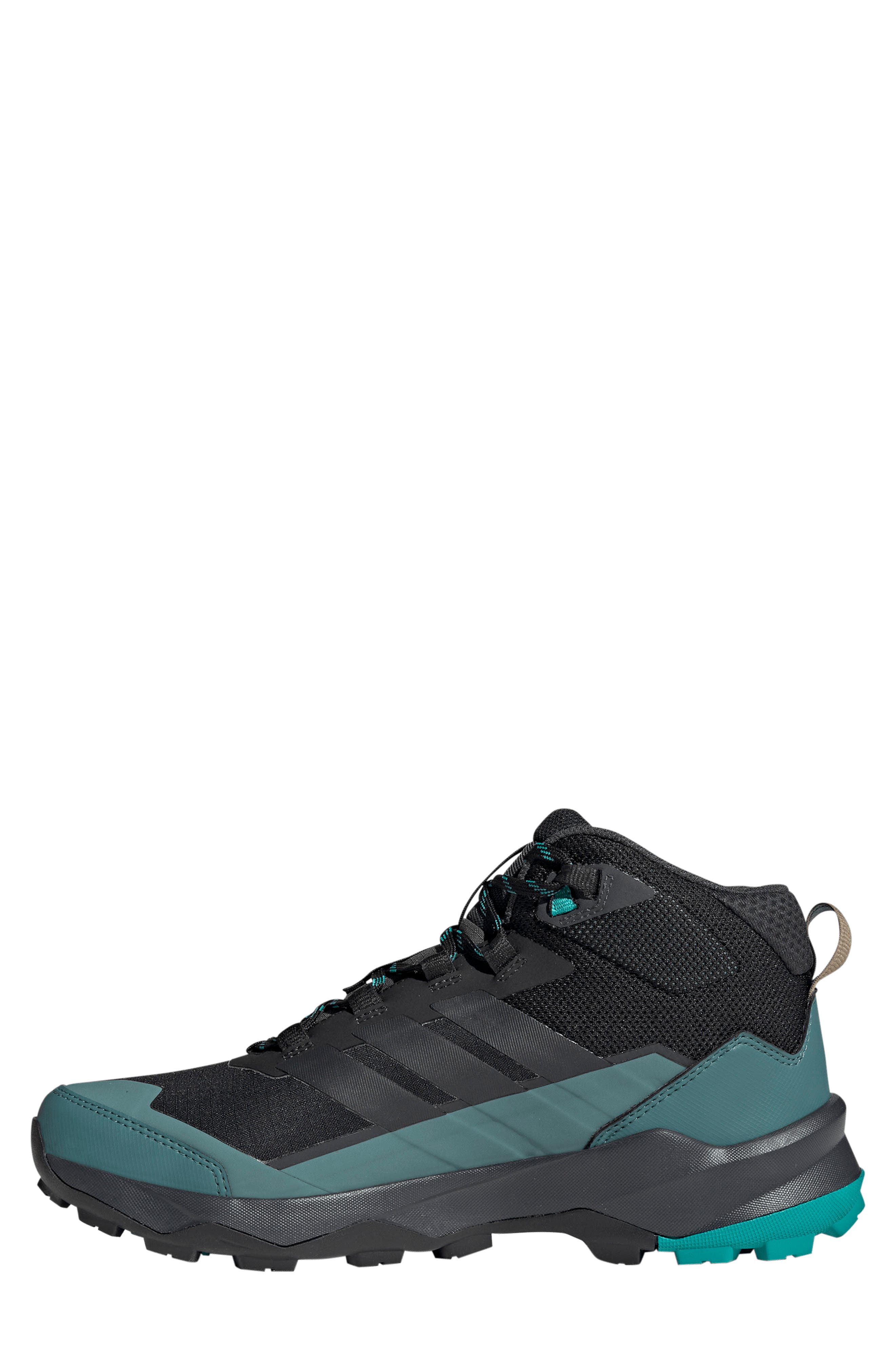 adidas Gender Inclusive Terrex Skychaser AX5 GORE-TEX Waterproof Hiking Boot, Alternate, color, Black/ Carbon/ Pure Teal