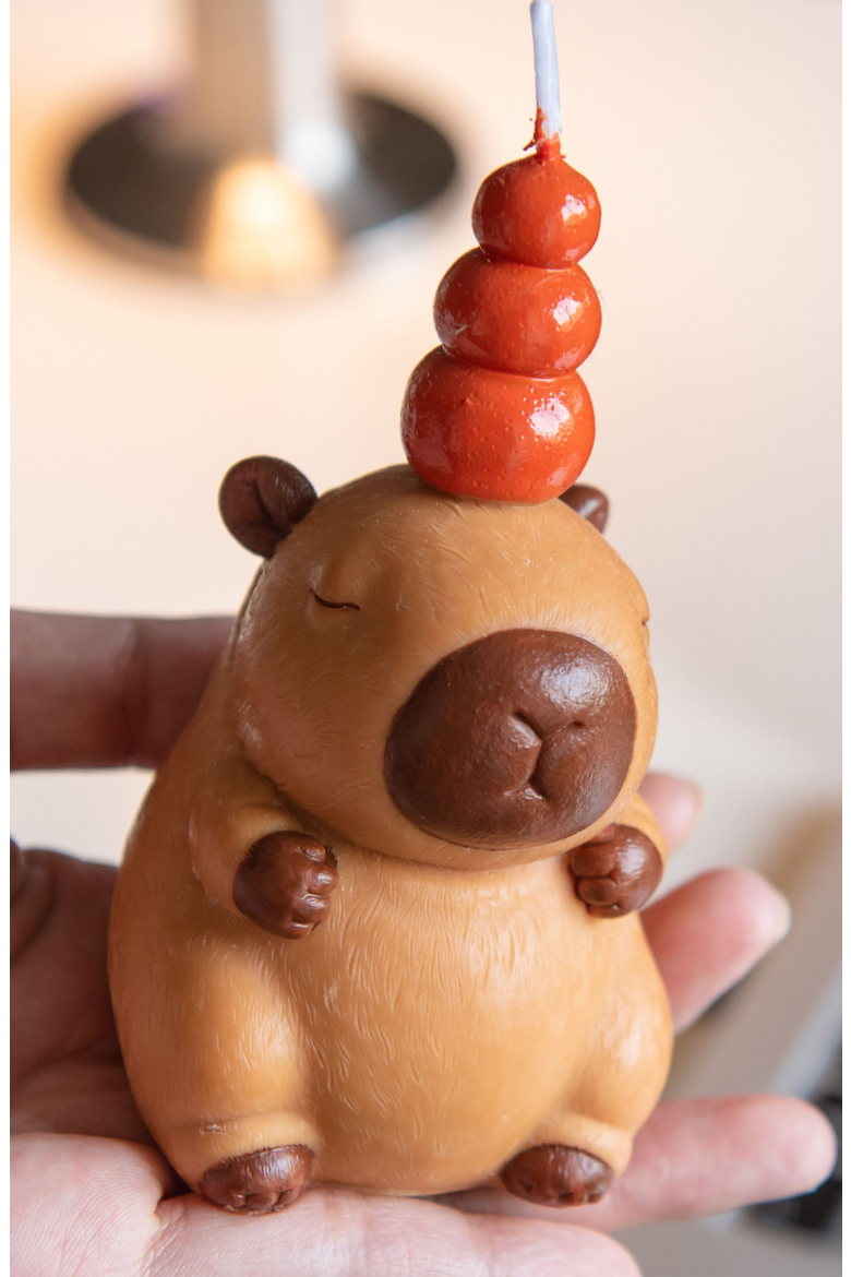 Capybara Candle, Alternate, color, None