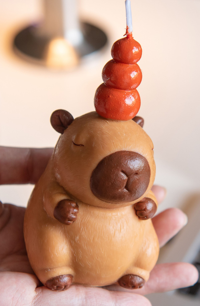 Southlake gifts Capybara Candle, Alternate, color, NO COLOR