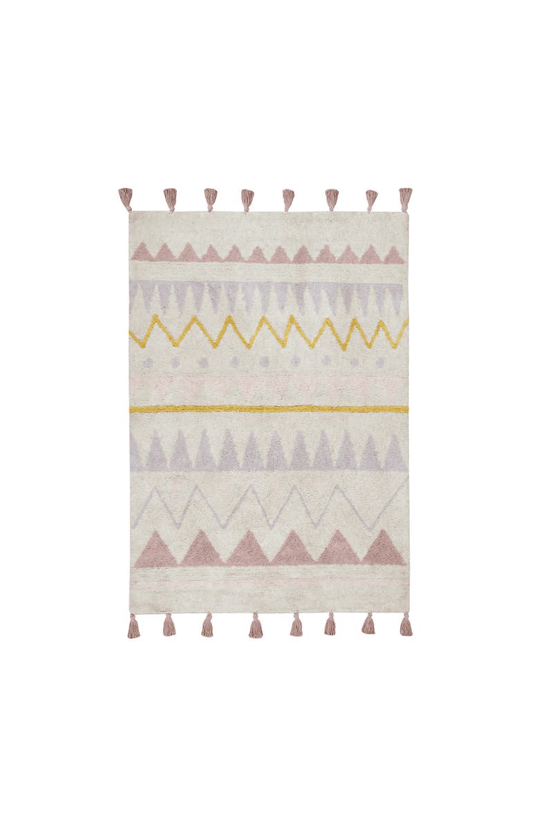 Lorena Canals Washable Rug Azteca, Main, color, Natural