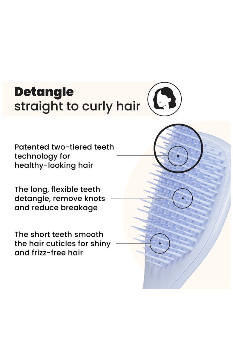 Mini Ultimate Detangling Hairbrush, Alternate, color, DIGITAL LAVENDER