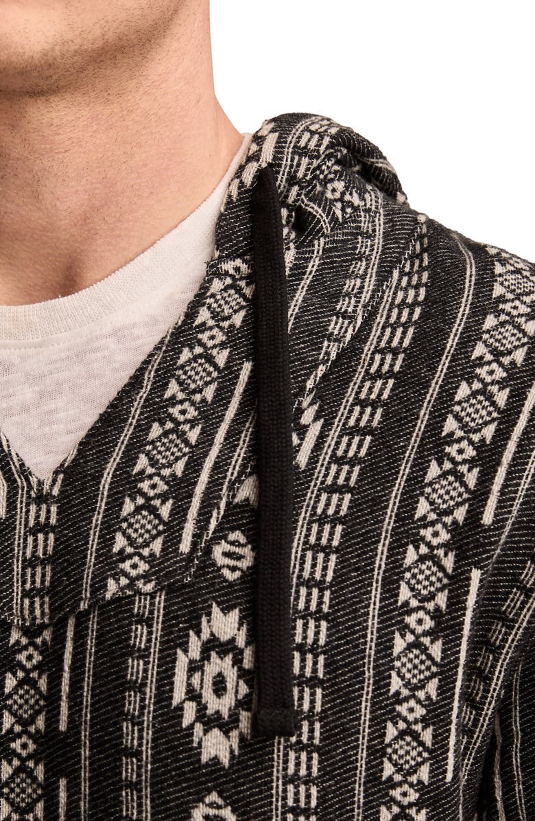 Lucky Brand Baja Jacquard Cotton Hoodie, Alternate, color,