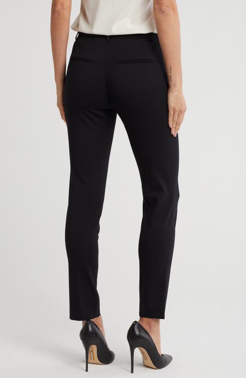 Valentino Stretch Wool Pants In Nero