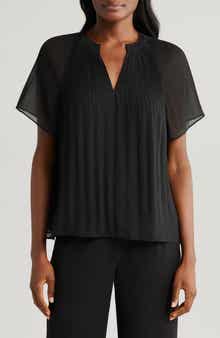Halogen® Release Pleat Blouse