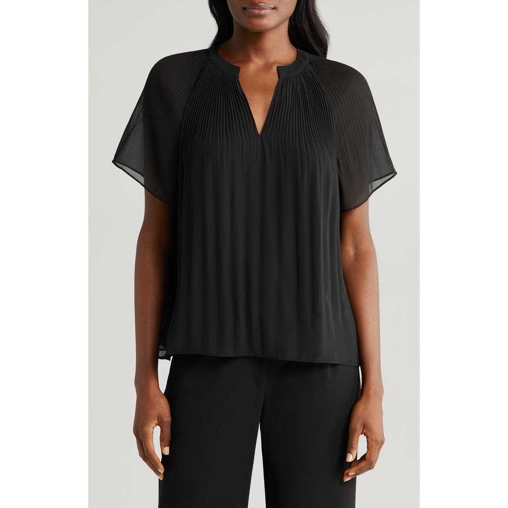 Halogen ® Release Pleat Blouse In Black