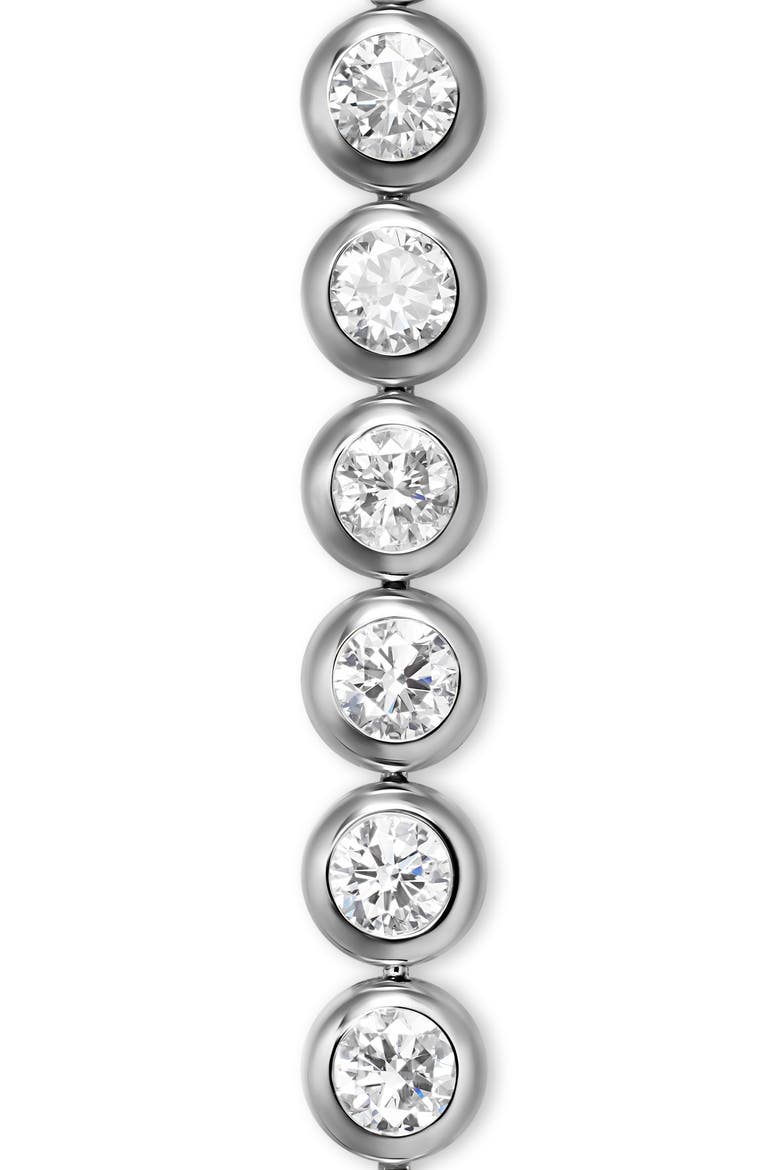 Bezel Set Diamond Tennis Bracelet, 4.7mm, Alternate, color, SILVER