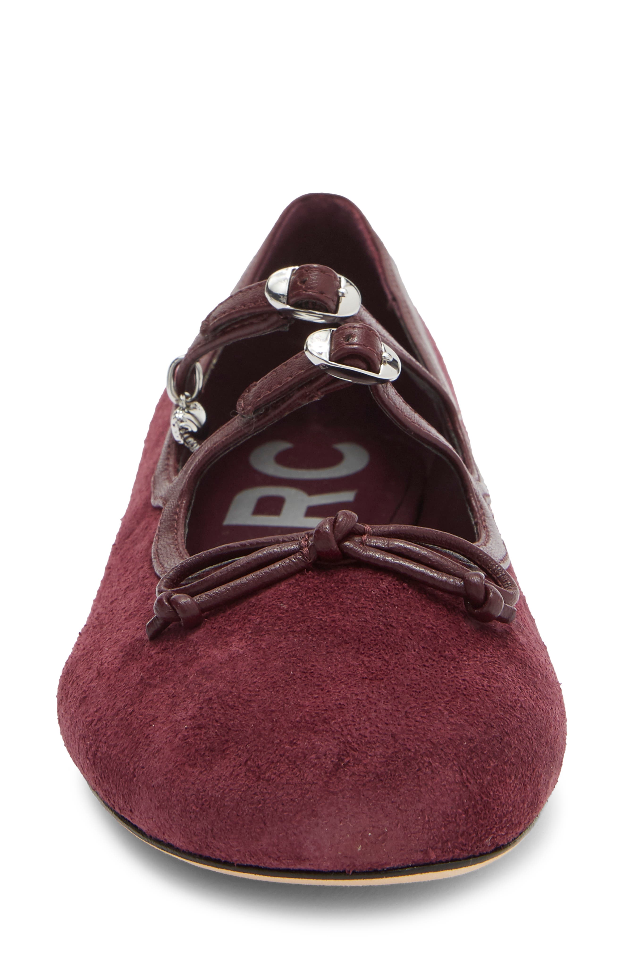 The Kiki Mary Jane Ballerina Flat, Alternate, color, DARK PLUM