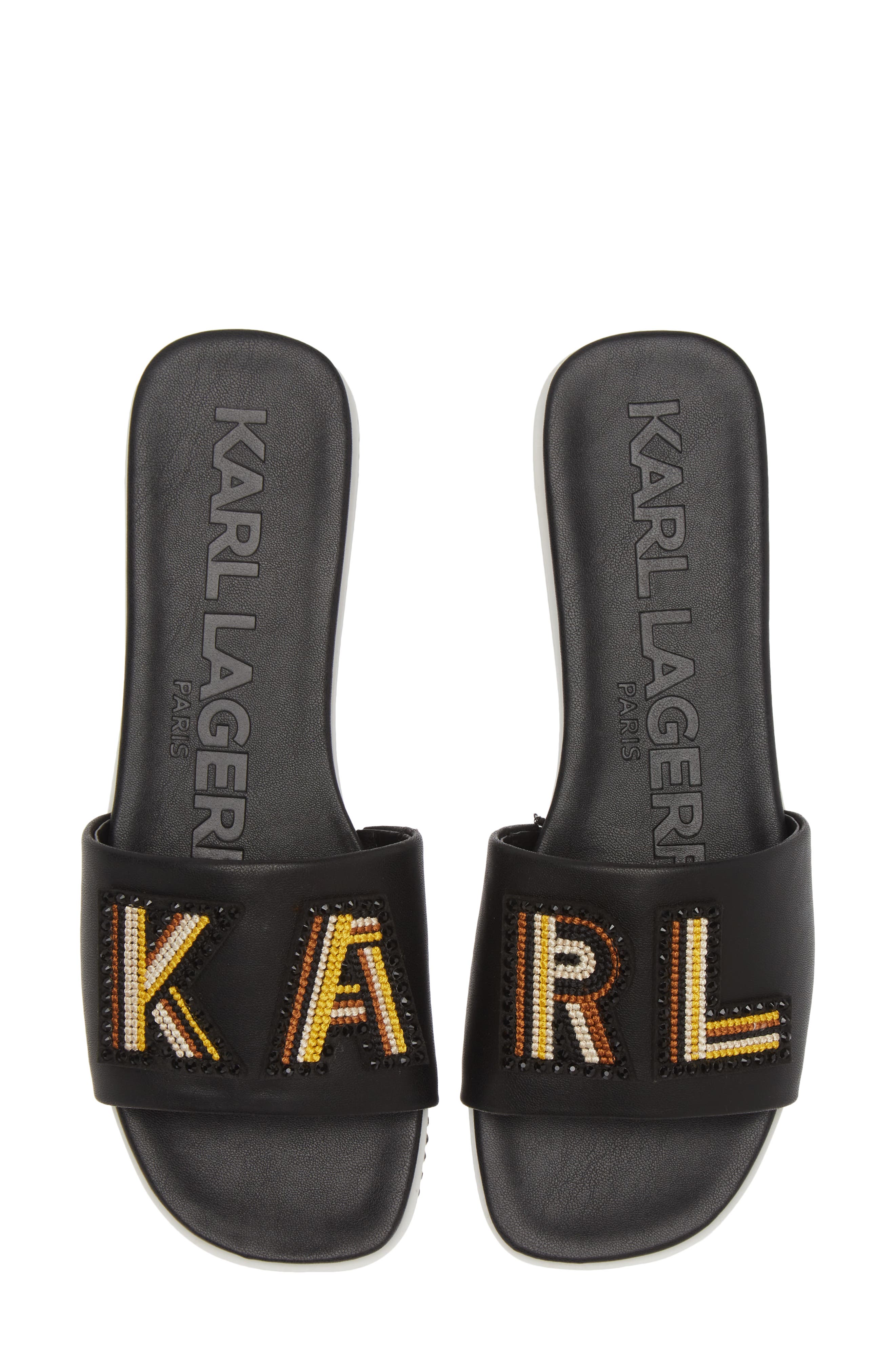 KARL LAGERFELD PARIS Jeslyn Slide Sandal, Alternate, color, 