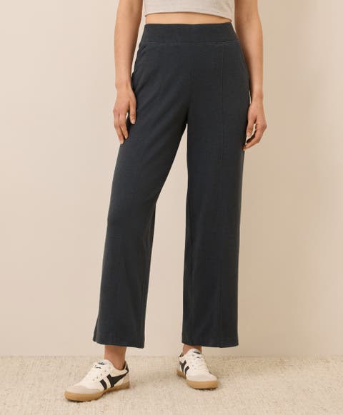 Organic Cotton Airplane Pintuck Wide Leg Pant