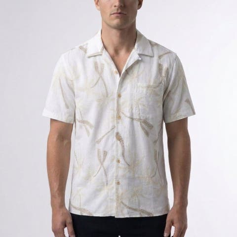 Mariner Palm Camp Collar Shirt