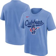 Nike Youth Nike Light Blue Chicago Cubs Electric Bear Alternate T-Shirt