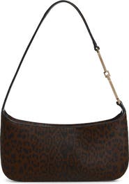 TOM FORD Small Arc Leopard Print Calf Hair Shoulder Bag
