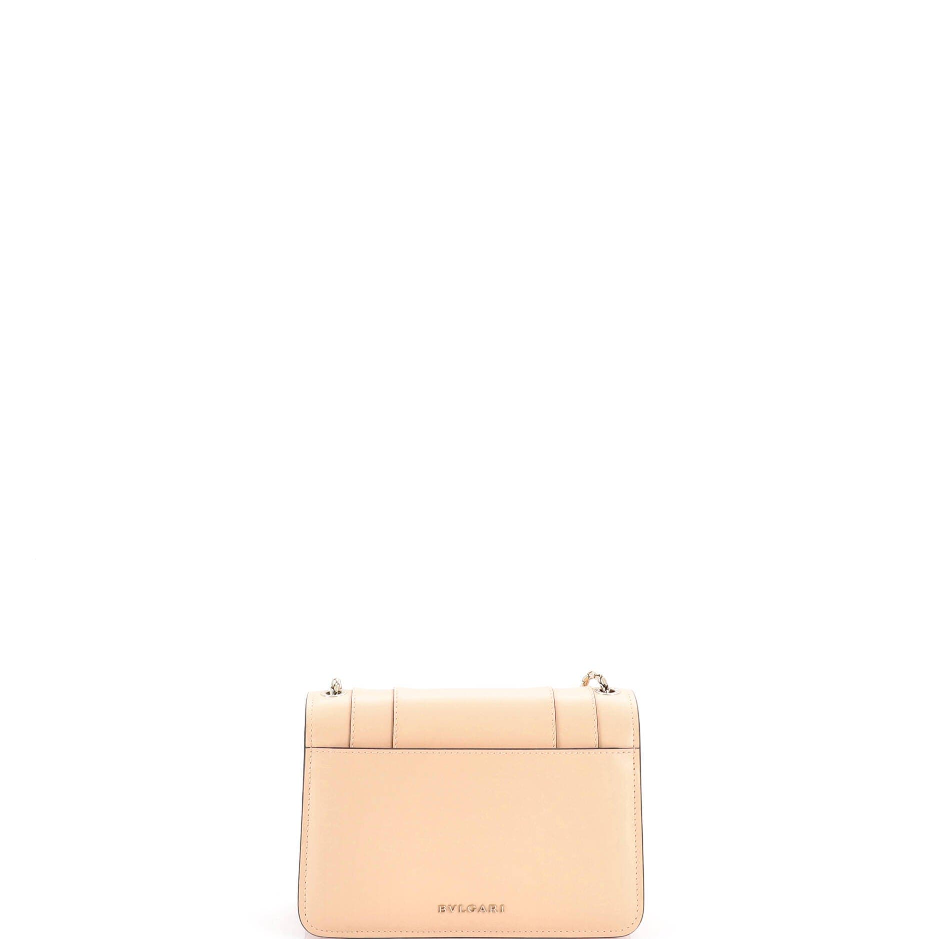 Serpenti Forever Shoulder Bag Leather Mini, Alternate, color, White