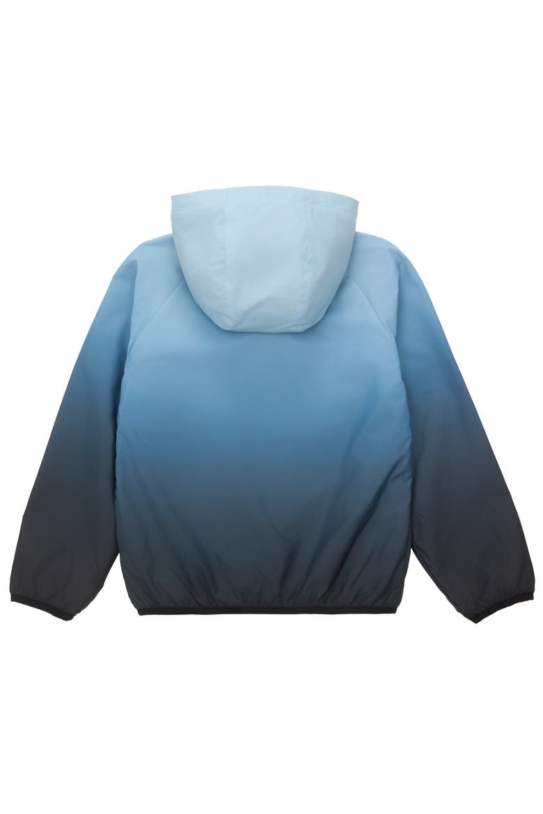 Kids' Fleece-Lined Windbreaker, Alternate, color, Navy