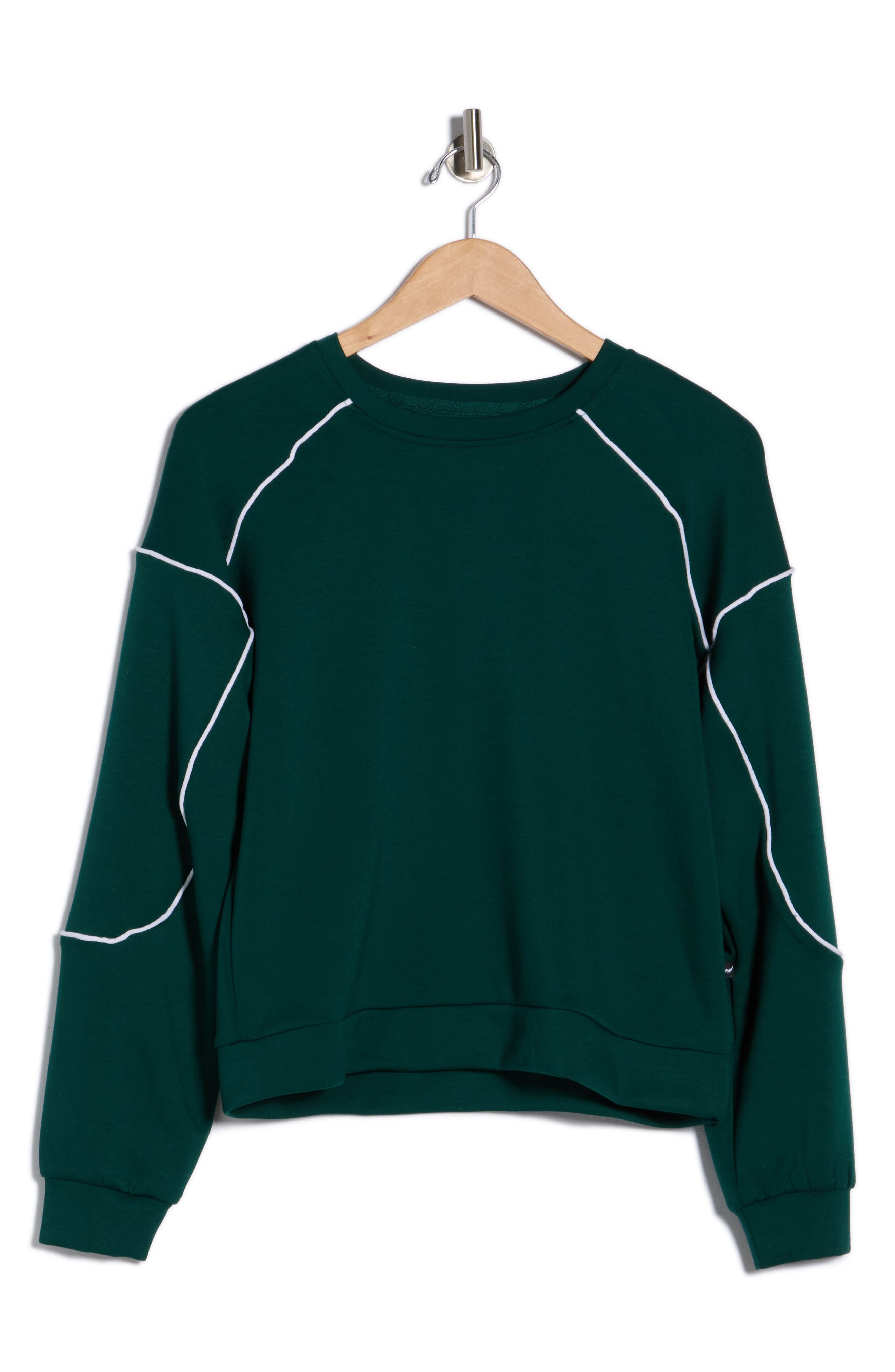 SoftSculpt Contrast Piped Sweatshirt