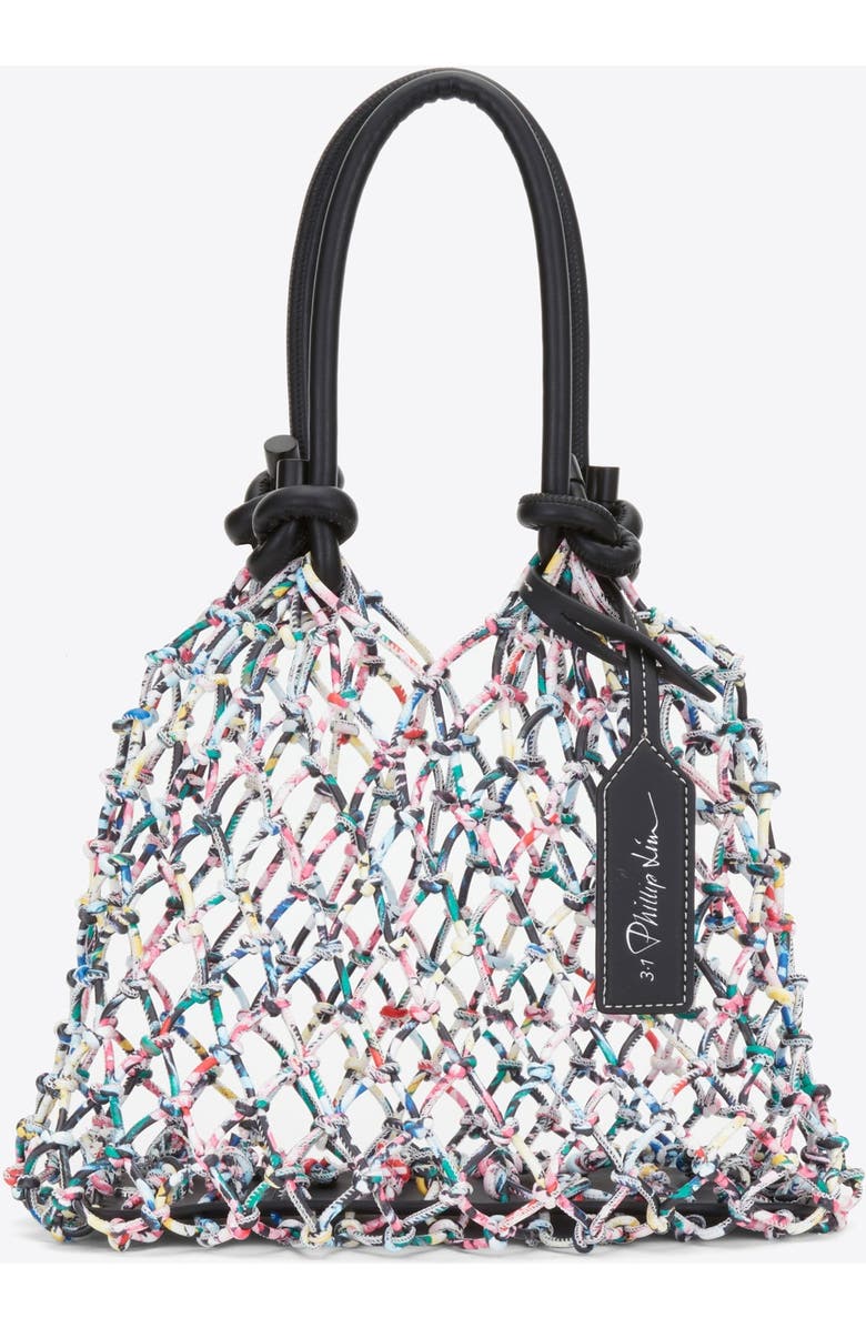 3.1 Phillip Lim Printed Macrame Mini Sac Handbag, Alternate, color,
