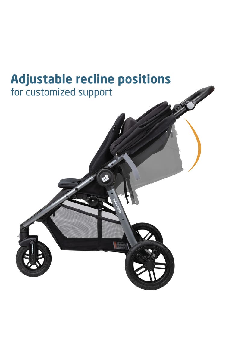 Maxi-Cosi<sup>®</sup> Gia XP Luxe 3-Wheel Stroller & Mico Luxe Infant Car Seat Travel System, Alternate, color, Midnight Black