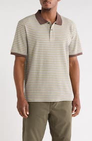 Carhartt Work In Progress Dion Stripe Cotton Polo