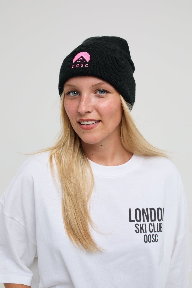 selected Black with Pink Logo
