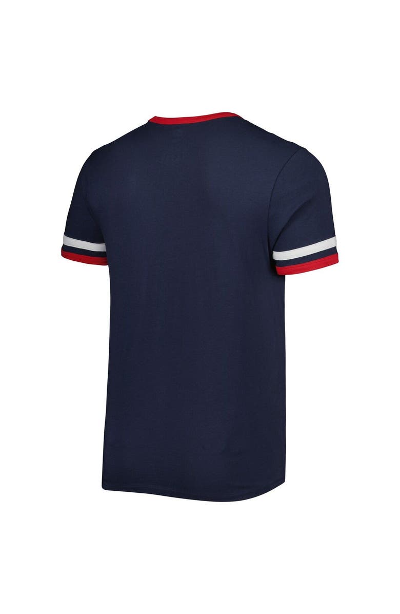 '47 Men's '47 Navy Ole Miss Rebels Otis Ringer T-Shirt, Alternate, color, 