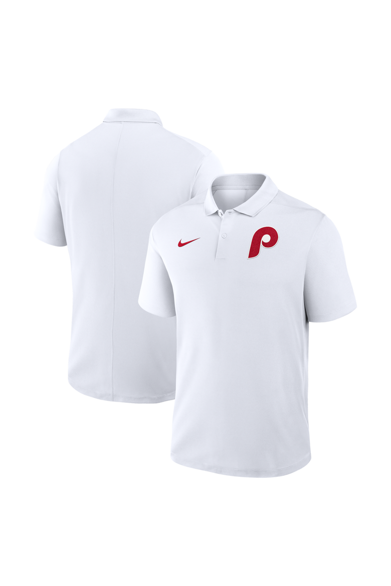 Men's Nike White Philadelphia Phillies Alternate Victory Dri-FIT Polo, Main, color, White