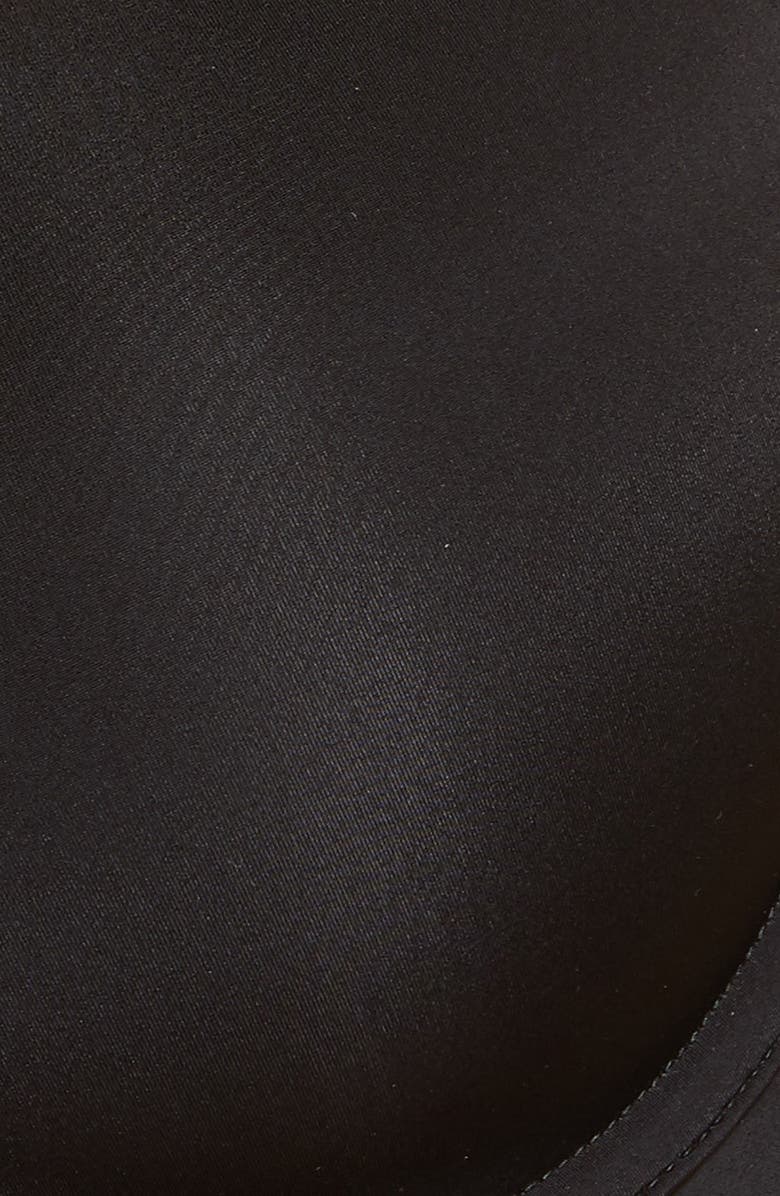 Le Mystère Second Skin Back Smoother Underwire T-Shirt Bra, Alternate, color, Black