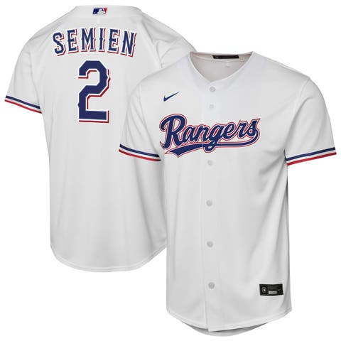 Youth Nike Marcus Semien White Texas Rangers Home Replica Player Jersey