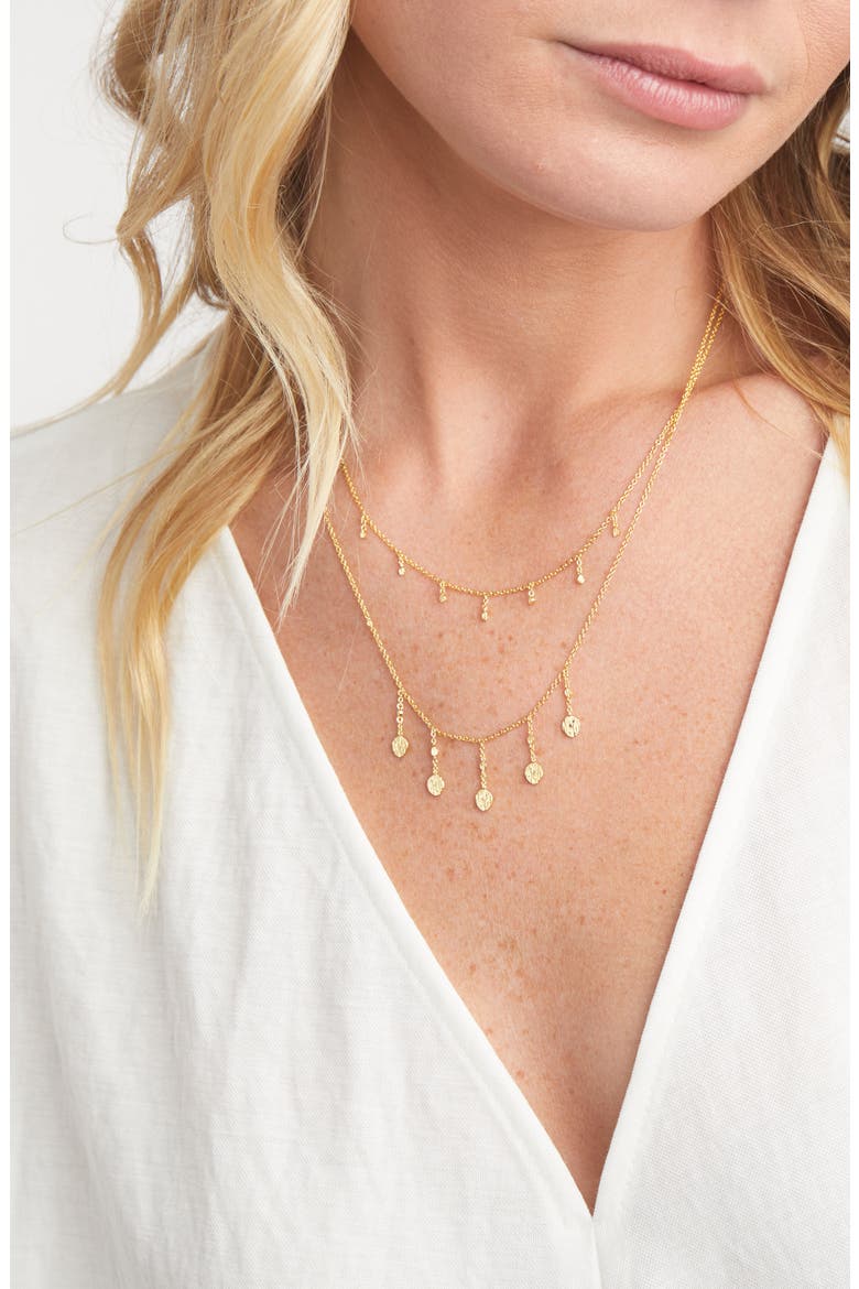 Stella Layered Necklace, Alternate, color, GOLD