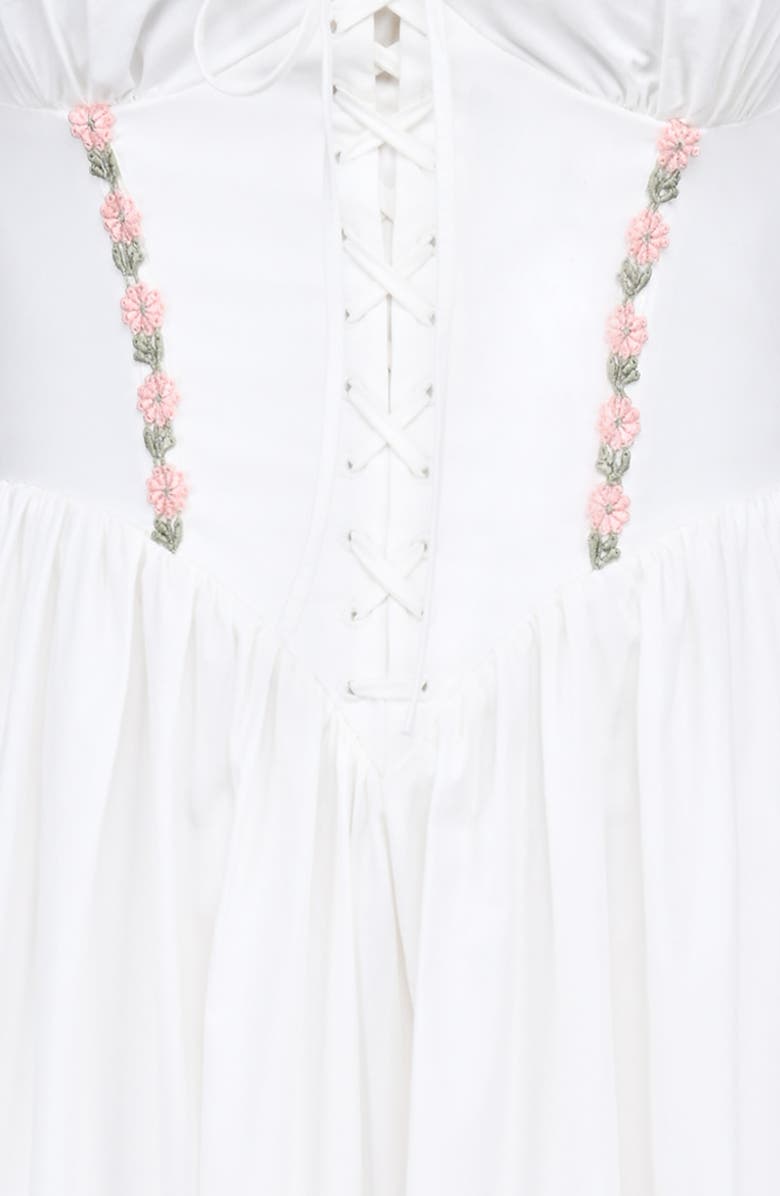 HOUSE OF CB Floral Dress, Alternate, color, White