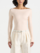 Manière De Voir Eva Fitted Boat Neck Bodysuit
