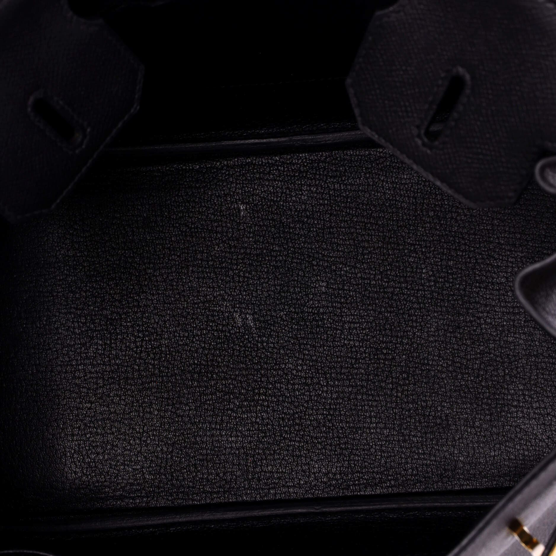 Birkin Handbag Black Epsom with Gold Hardware 30, Alternate, color, Black