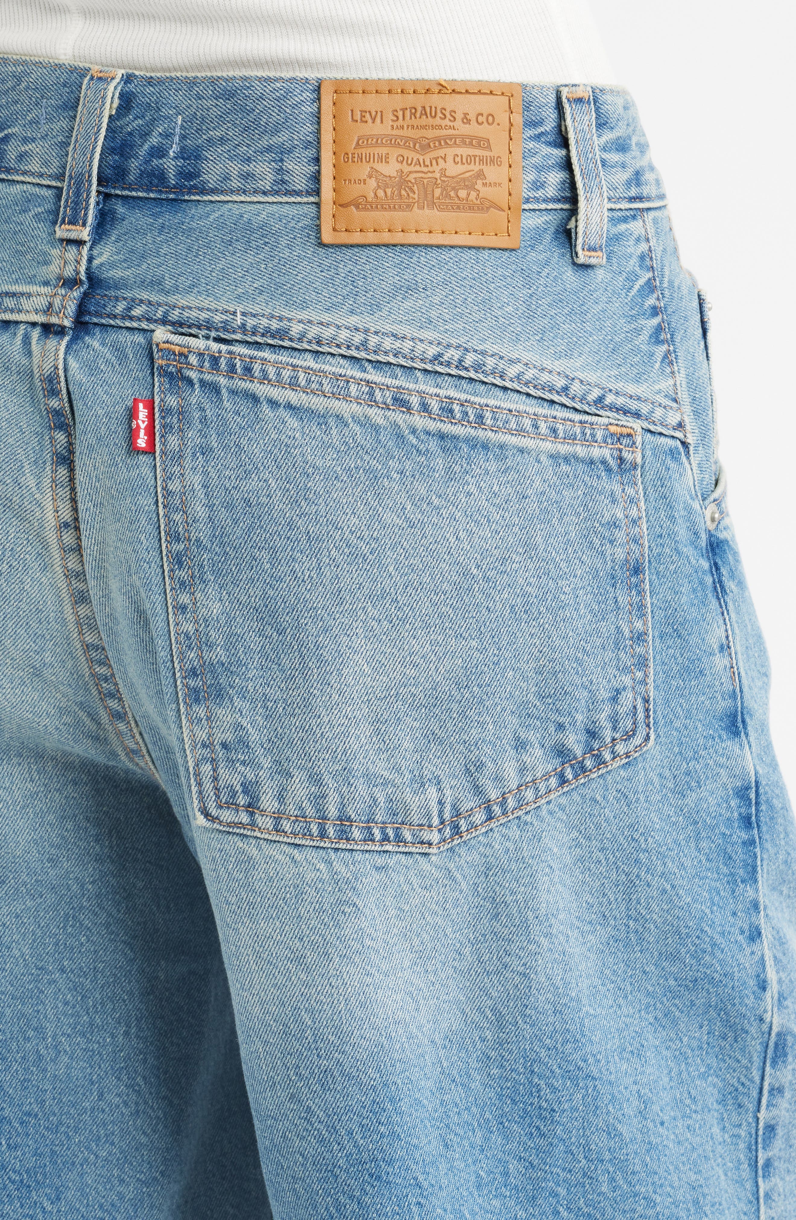 Levi's Super Baggy Denim Jort (Women) | Nordstrom