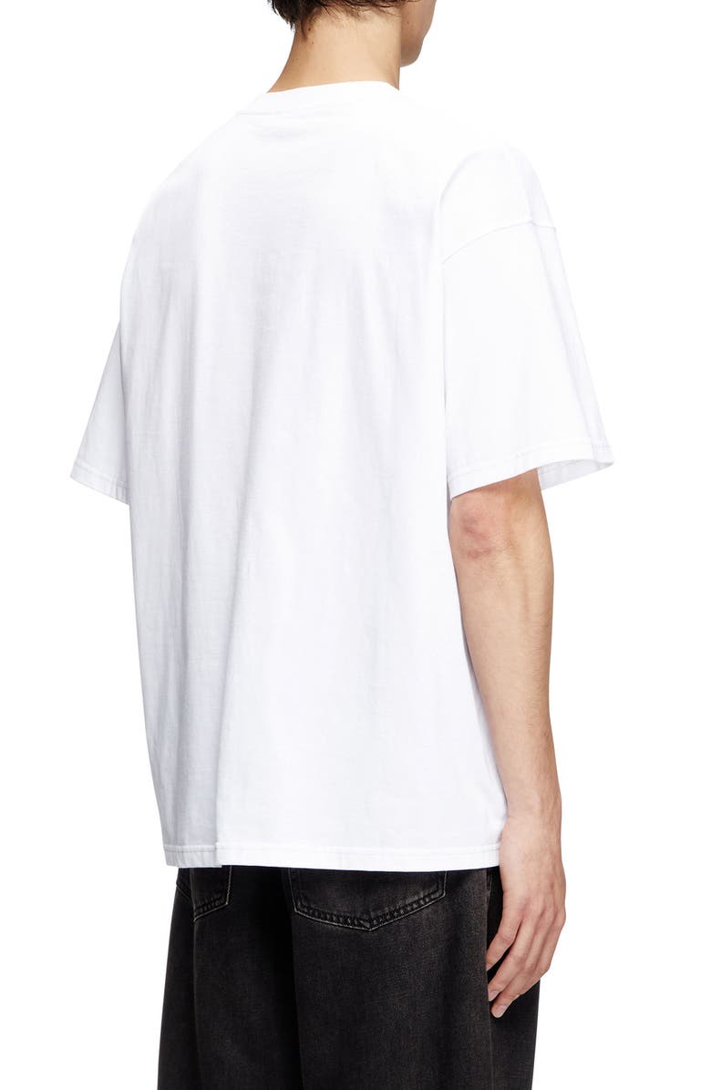 DIESEL<sup>®</sup> Logo Graphic Cotton T-Shirt, Alternate, color, 