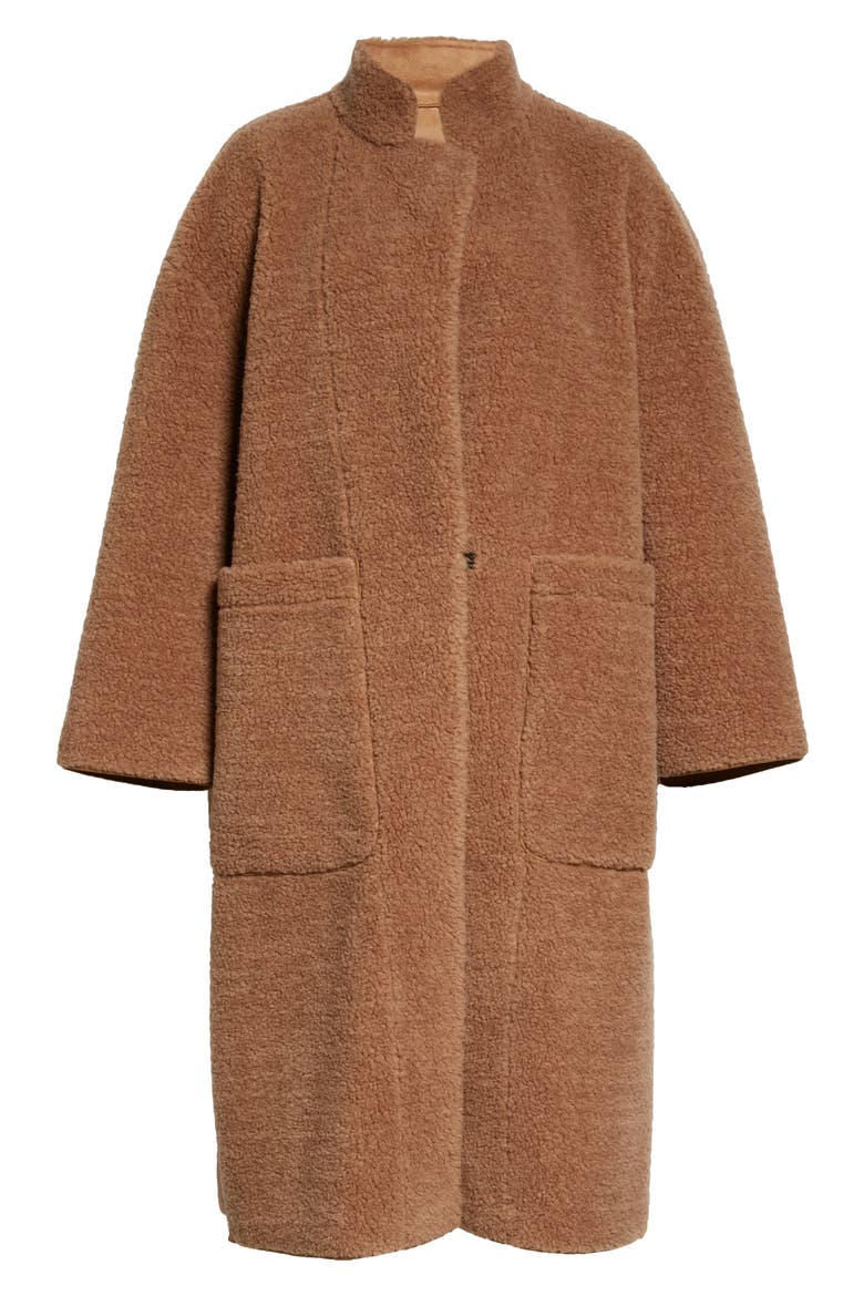 Cloud Fleece Walking Coat, Alternate, color, CAMEL