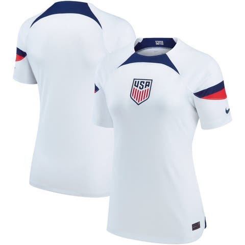 Women's Nike White USMNT 2022/23 Home Breathe Stadium Replica Blank Jersey