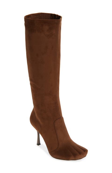 Conform Embossed Toe Knee High Boot (Women)