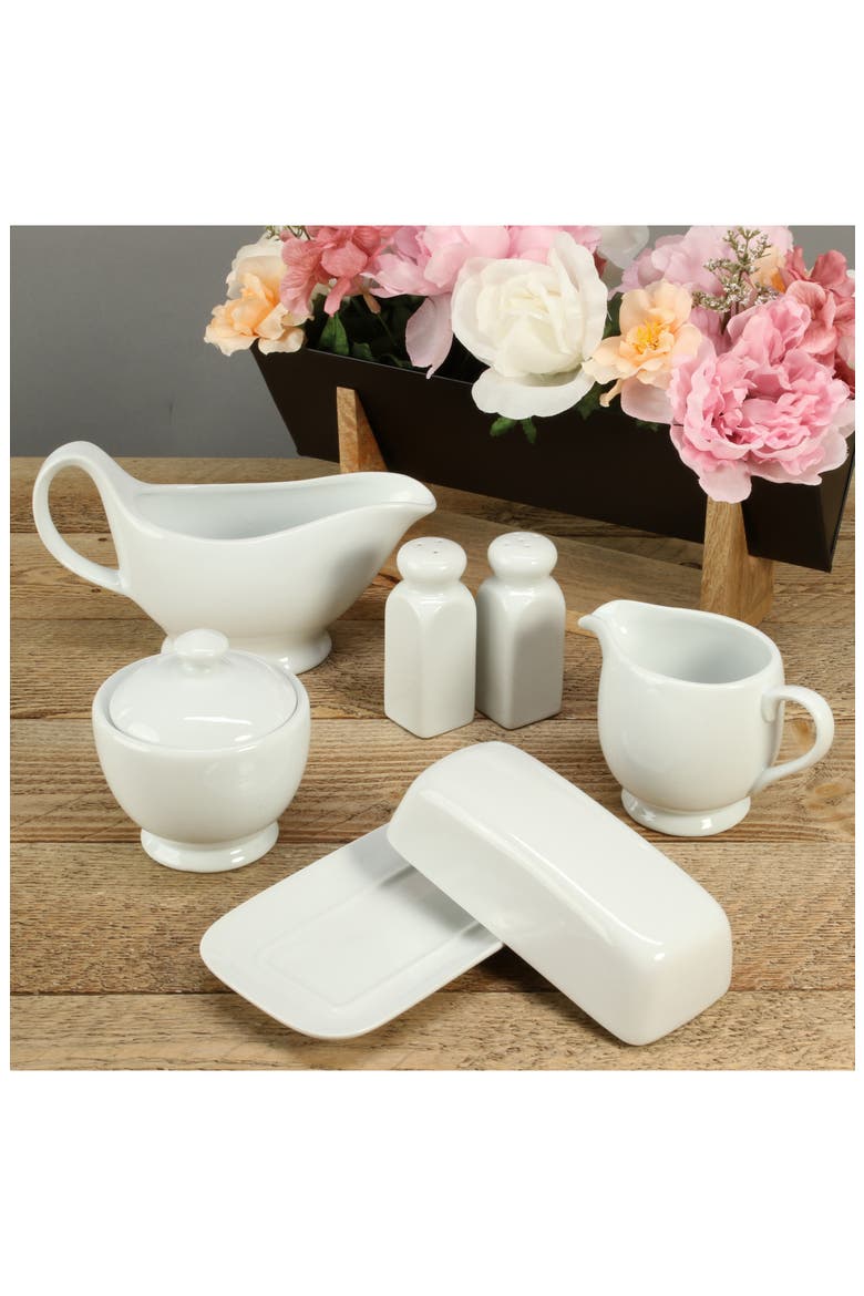 5-Piece Tabletop Accessory Set, Alternate, color, WHITE