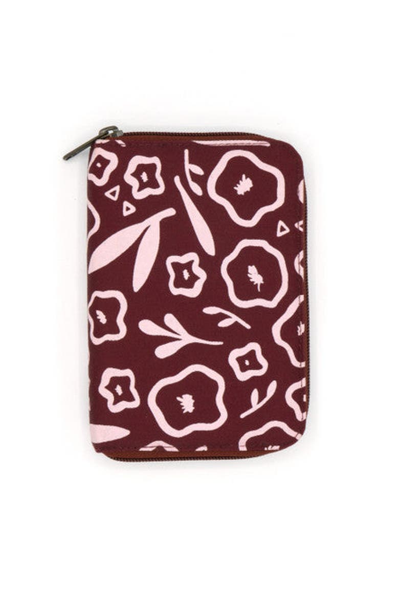 Zip Jewelry Travel Organizer - Ruby Poppy, Alternate, color, Ruby Poppy