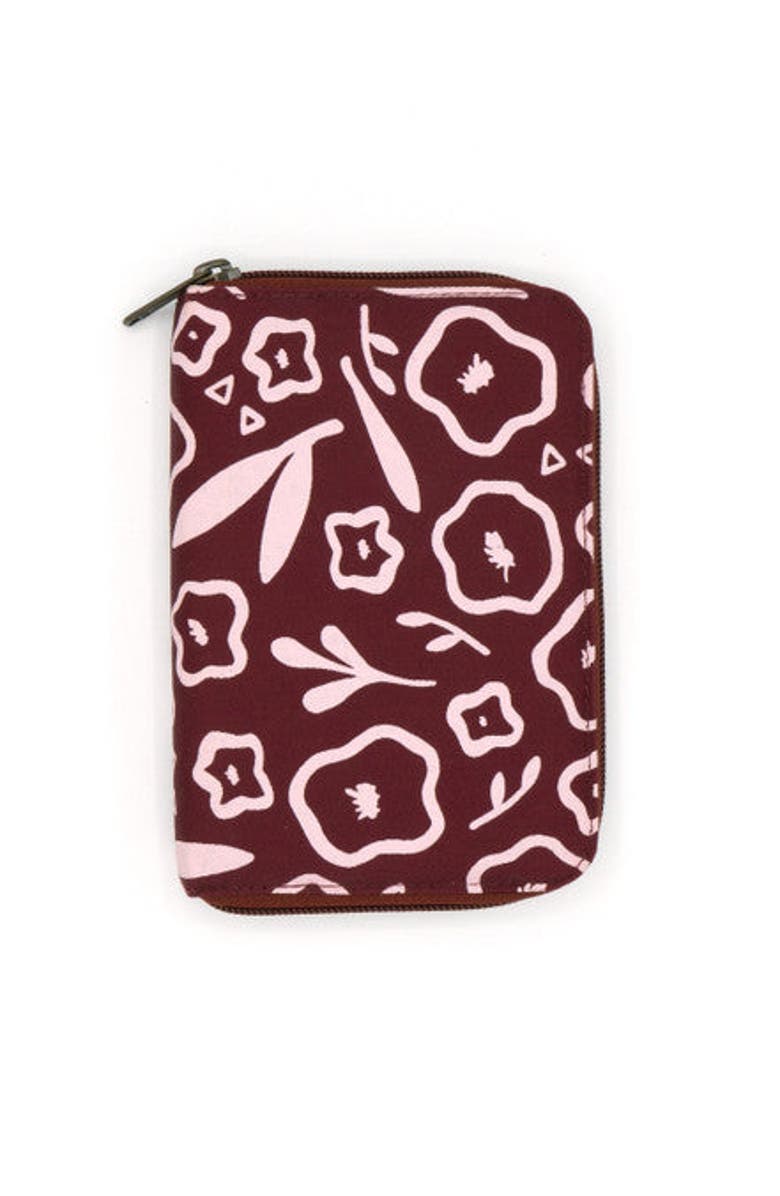 Fair Anita Zip Jewelry Travel Organizer - Ruby Poppy, Alternate, color, Ruby Poppy