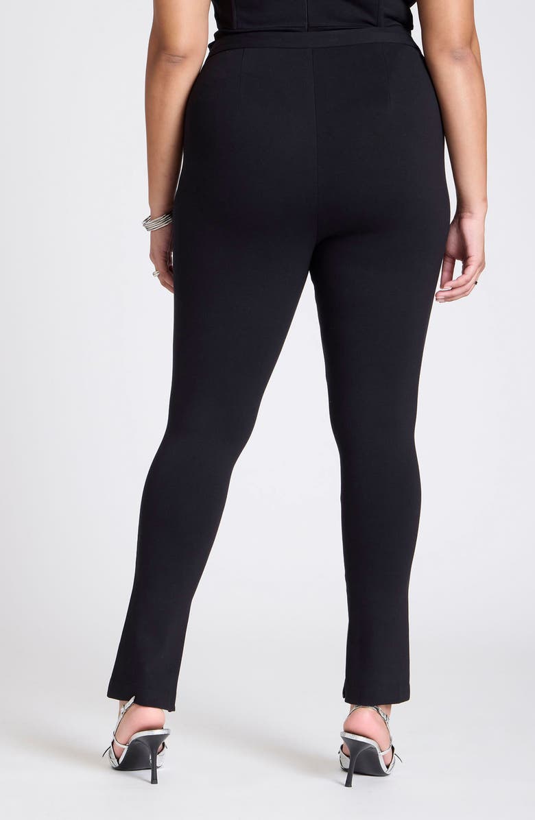 ELOQUII Zip Hem Skinny Fit Pants, Alternate, color, 