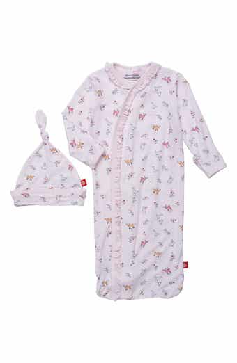 Magnetic Me Woodsy Tale Ruffle Magnetic Sleep Gown & Hat Set