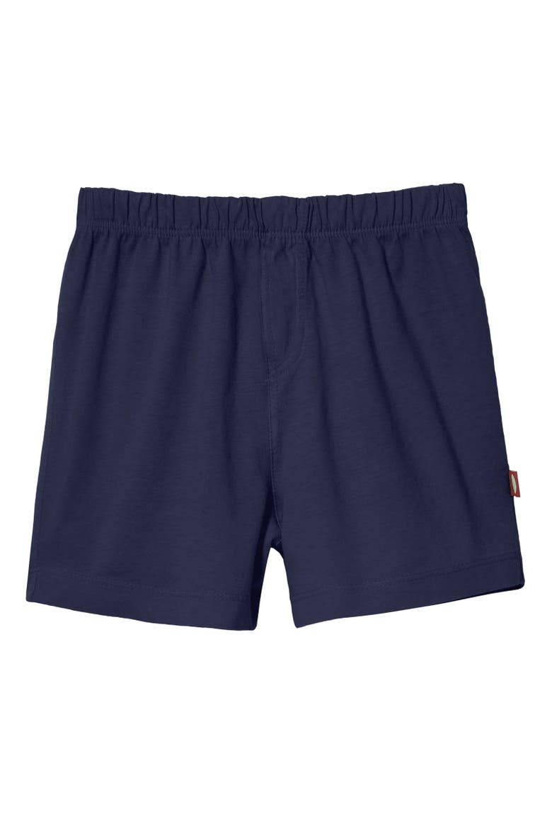 Boys Soft 100% Cotton Jersey Boxer, Main, color, Navy