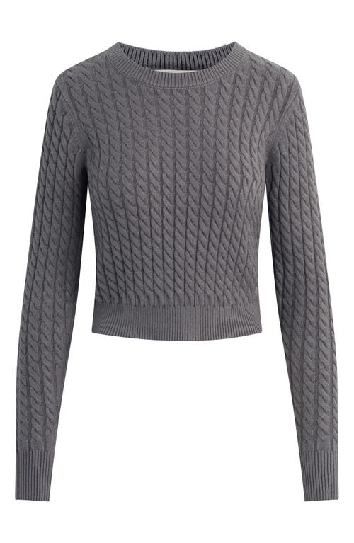 Favorite Daughter The Feel Good Cable Stitch Sweater In Gray