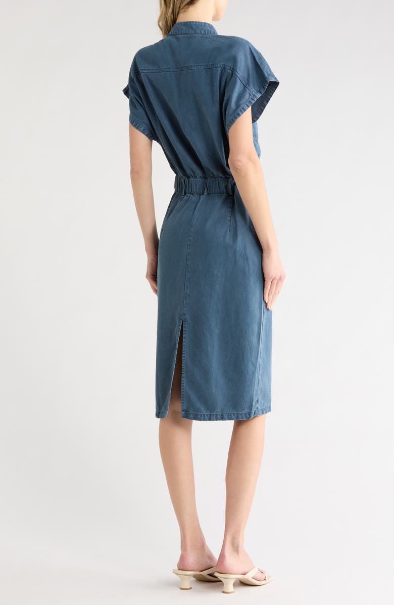 Young, Fabulous & Broke Yorkshire Denim Dress, Alternate, color, Blue Tide Pigment